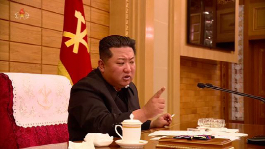 김정은 북한 국무위원장. <조선중앙TV, 연합뉴스>